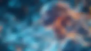 AI entity in data stream — Cyberpunk anime wallpaper