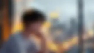 Melancholic boy watching rain by window — Rain anime wallpaper